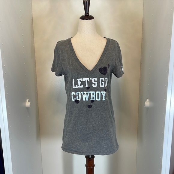PINK Victoria's Secret Tops - VS PINK NFL Cowboys Tee Shirt Size Large